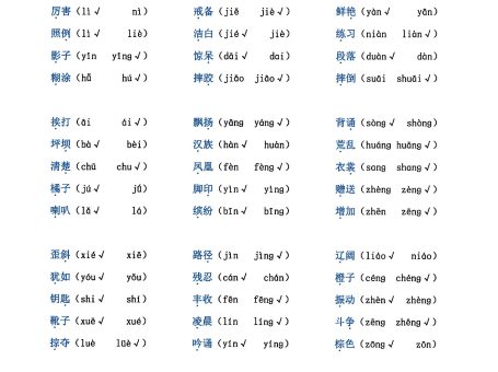三年级语文上册总考点清单,史上超全24页!
