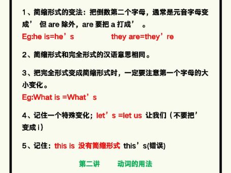【2025秋新版】四年级英语上册《必背重点语法总结》,期末巩固!