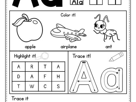 二升三暑假英语字母涂色点阵书写学习单26页-三上英语