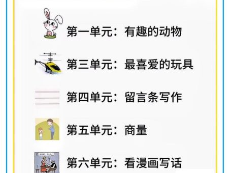 二年级语文上册1-8单元看图写话范文集锦