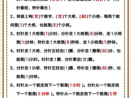 【2025秋新版】三年级上册数学期末知识考点