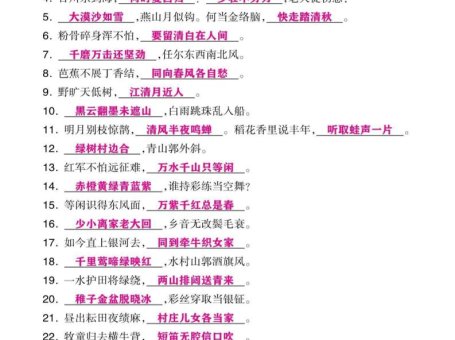 《小升初语文【背诵与积累】六大考点集训》
