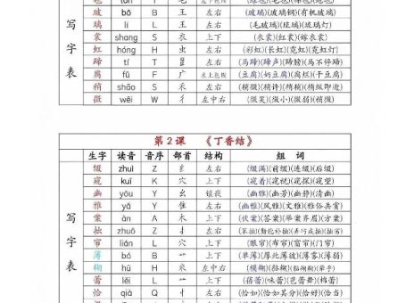六年级上册语文《生字组词课课贴》(25秋)
