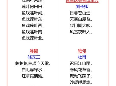 【2025秋新版】一年级语文上册必背古诗21首