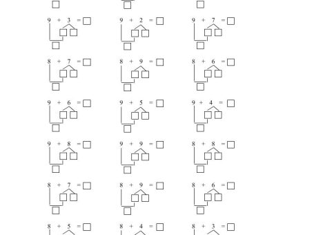 【2025秋新版】一年级数学上册『20以内凑十法』练习题16份