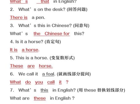 【2025秋新版】六年级上册英语期末复习句型转换巩固练习